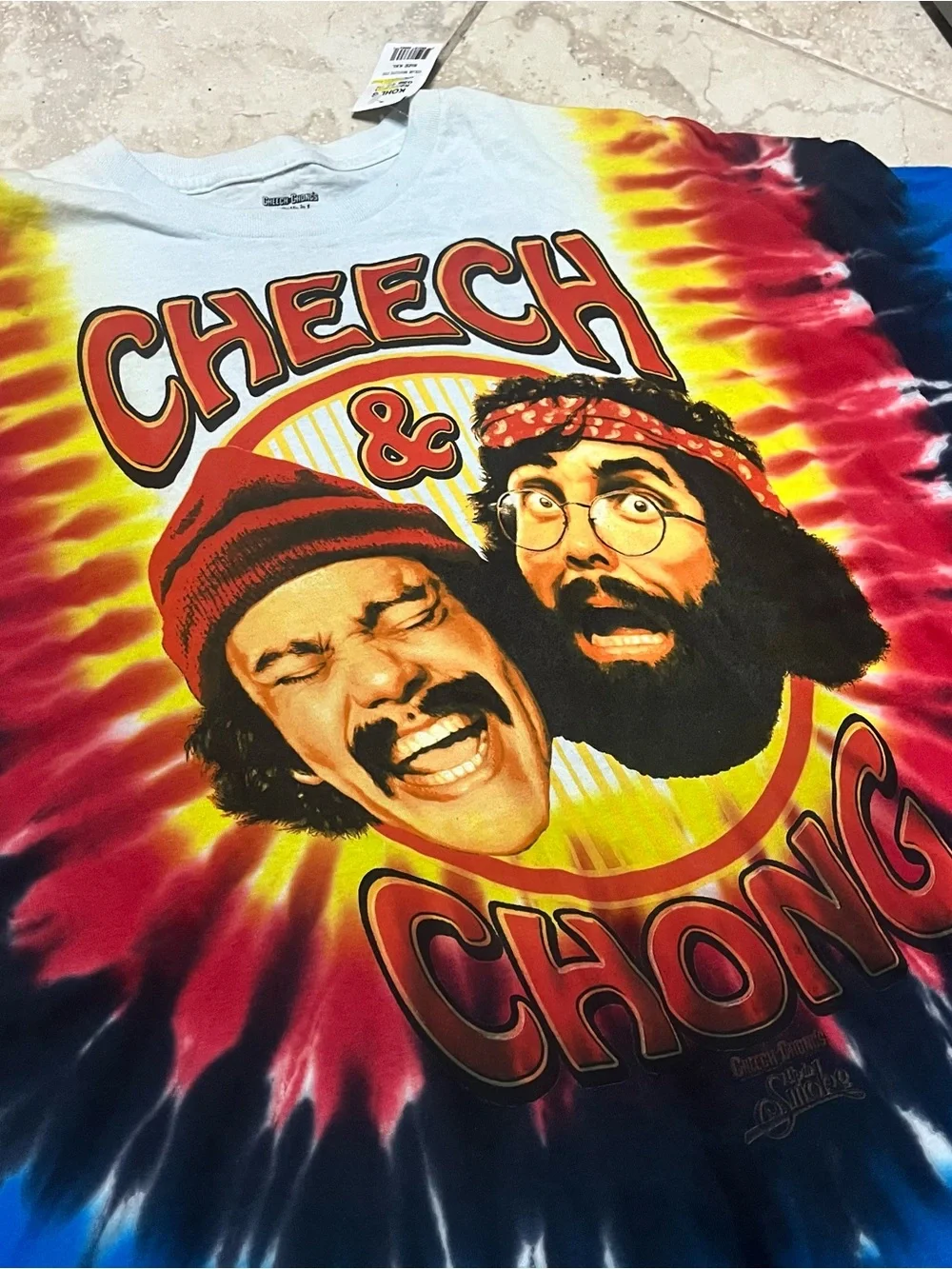 Cheech & Chongs Up In Smoke Tie Dye T-Shirt Men’s Size XXL
